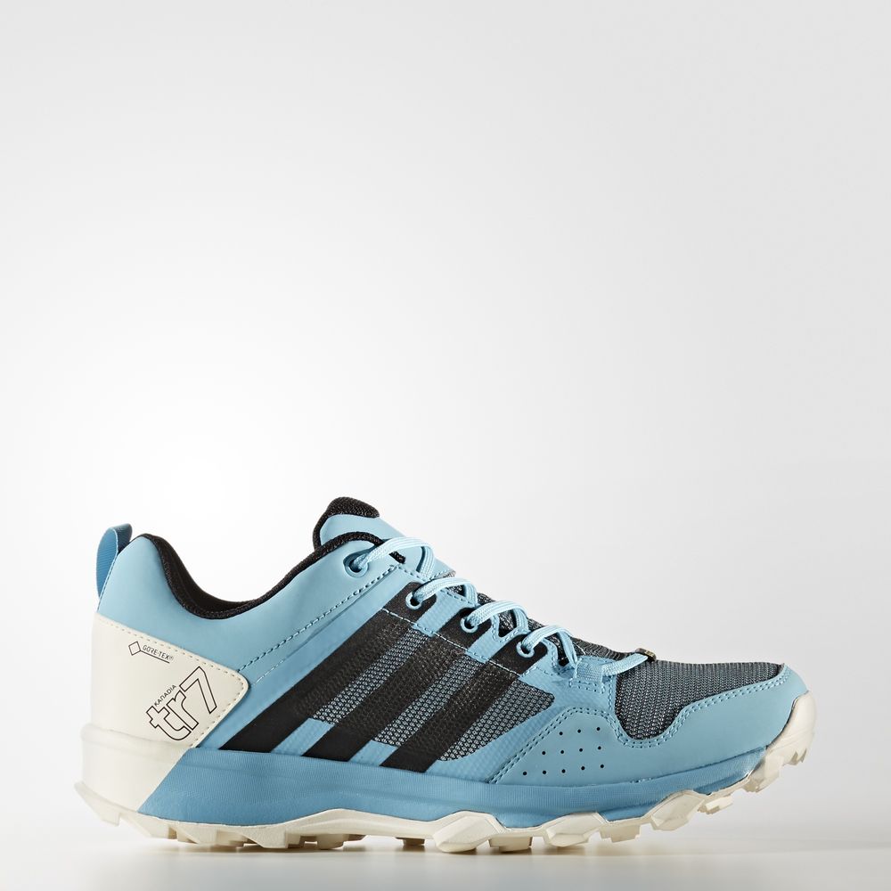 Adidas Kanadia 7 Trail Gtx - παπουτσια για τρεξιμο γυναικεια - Μπλε/Μαυρα/Ανοιχτο Τυρκουάζ,Μέγεθος: